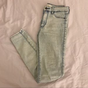 Abercrombie Light Wash Skinny Jeans